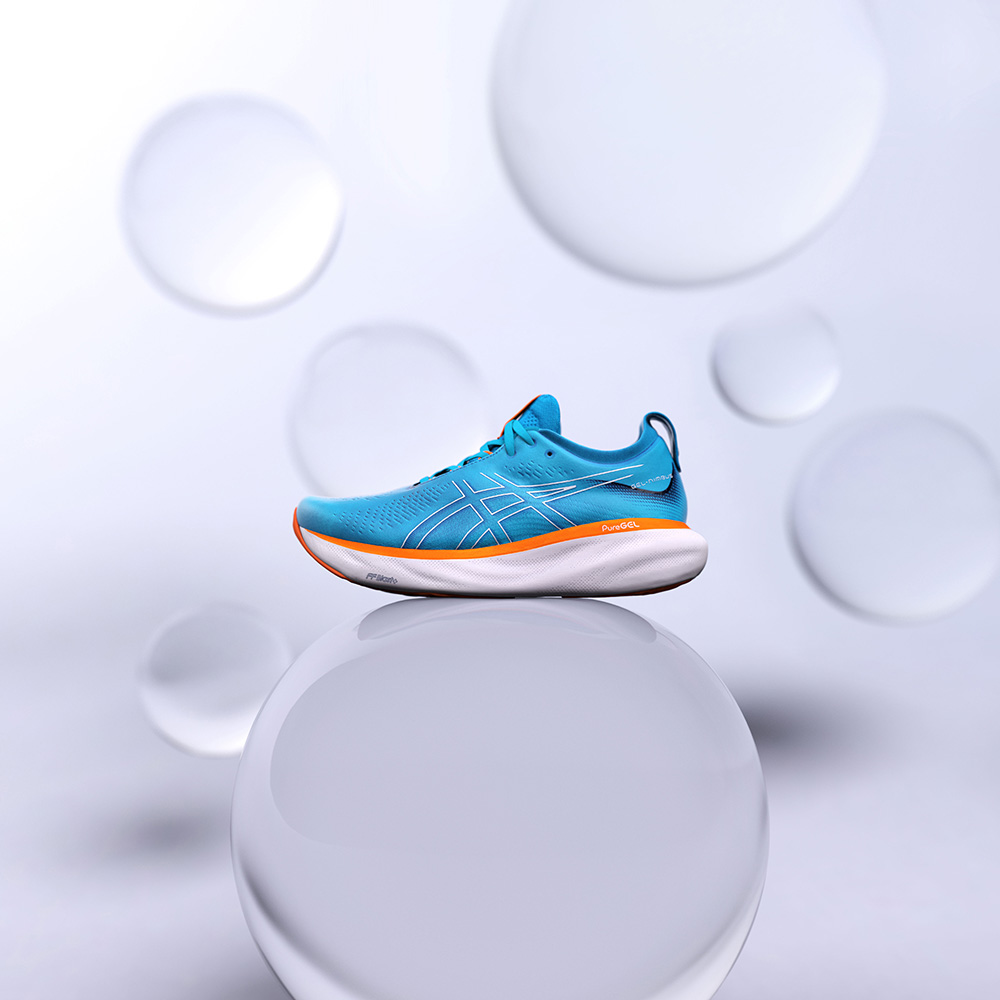 "أسيكس"، العلامة التجارية التابعة لمجموعة أباريل، تطلق حذاء الجري الأكثر راحة "جيل نيمبوس 25"