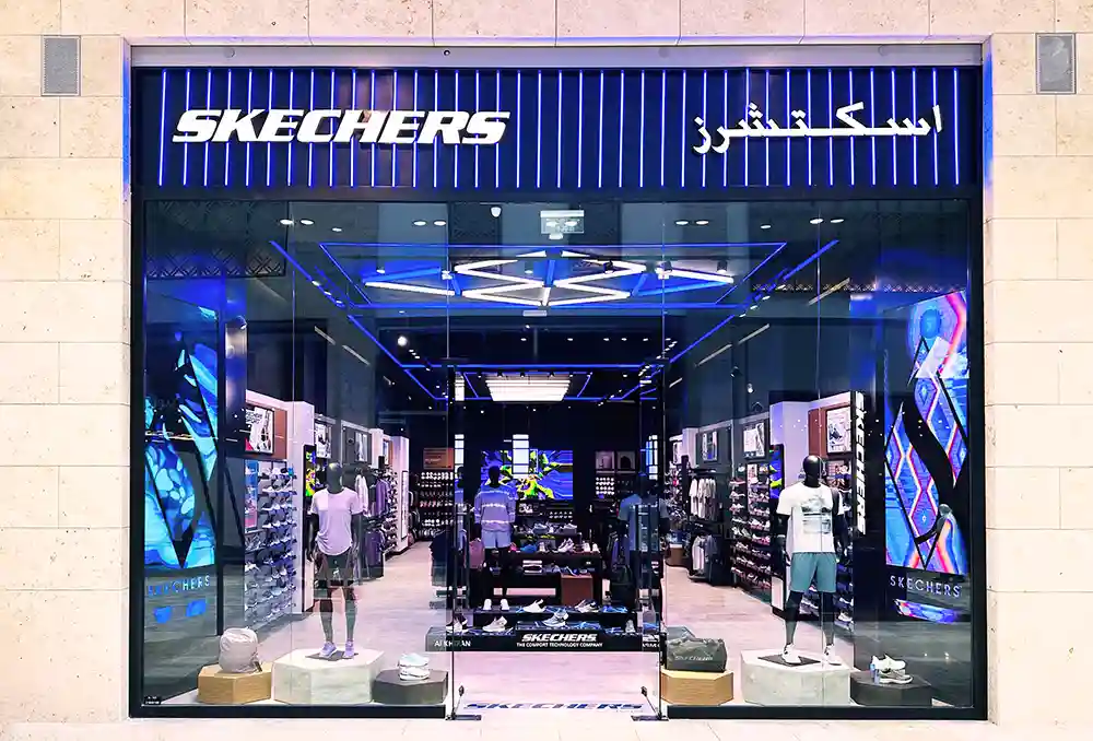 Skechers is now open at al khiran mall kuwait image