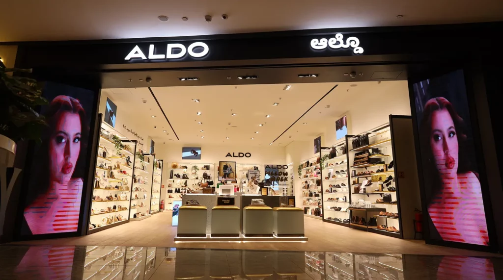 تم افتتاح متجر ألدو في مول فينيكس أوف آسيا في بنغالور في الهند