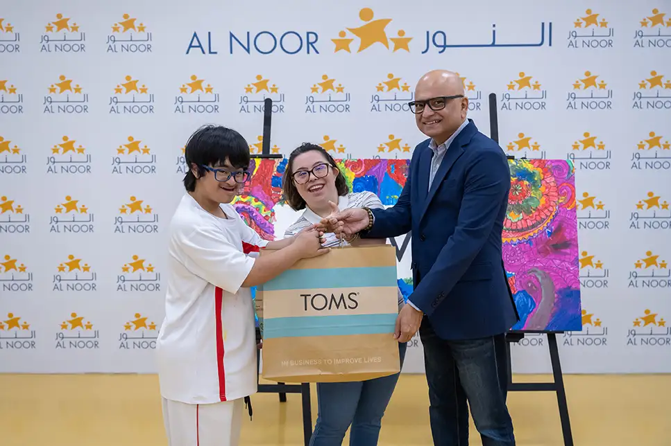 Apparel group brand toms celebrates world mental health day with al noor training centre for persons with disabilities img