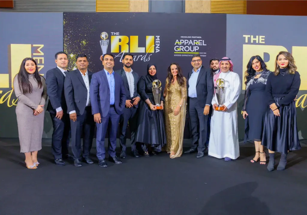 مجموعة أباريل تحصل على جائزة شريك قطاع التجزئة للعام خلال حفل توزيع جوائز “RLI MENA 2024 “
