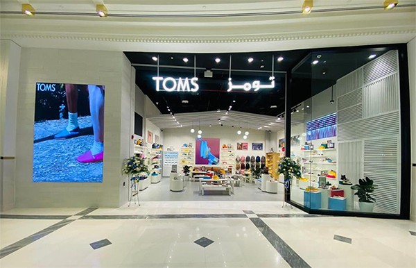 Toms opens the 2nd store in Qatar. A flagship store at Place Vendôme Mall.