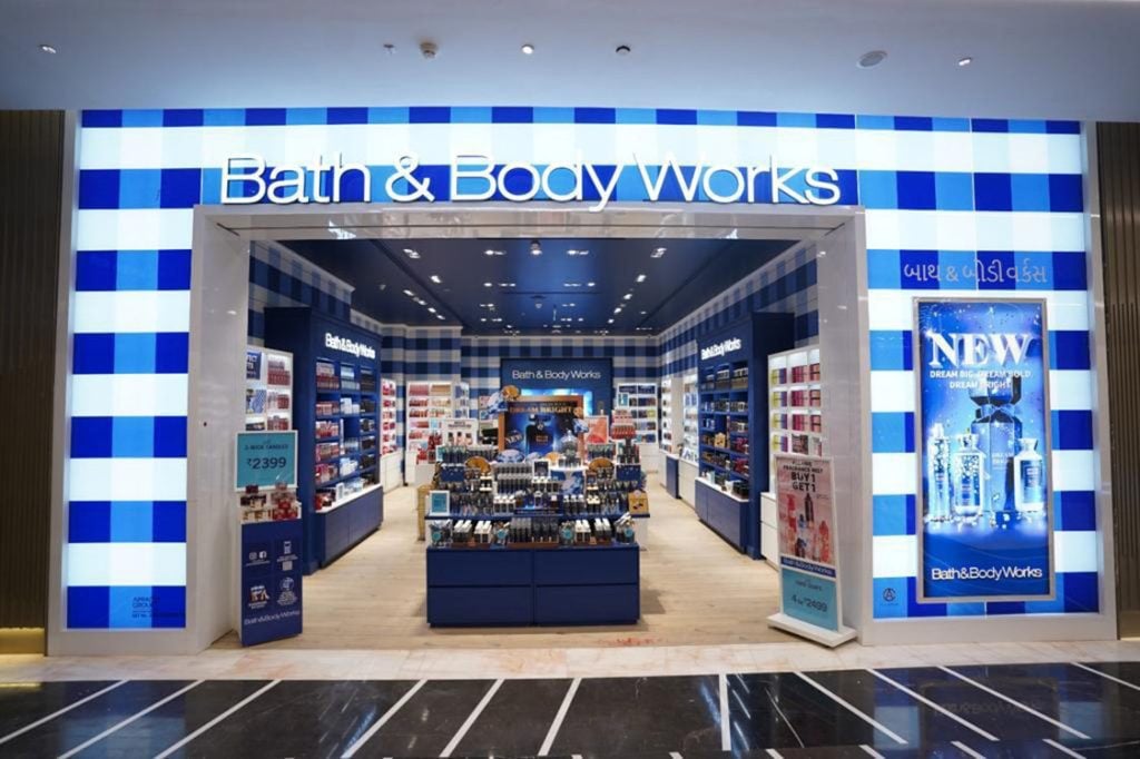 Bath and Body Works is now open in Palladium Mall, Ahmedabad, India