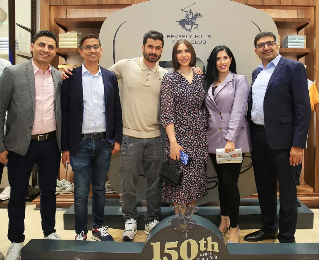 Apparel group brand beverly hills polo club celebrates the launch of its 150th store in the region image