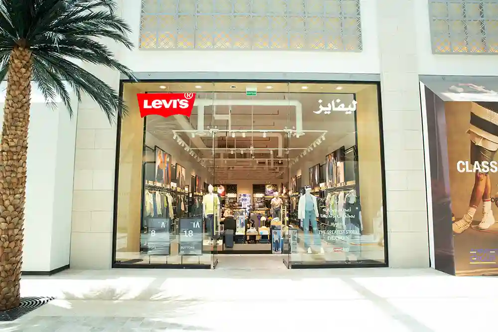 Levis is now open at al khiran mall kuwait image