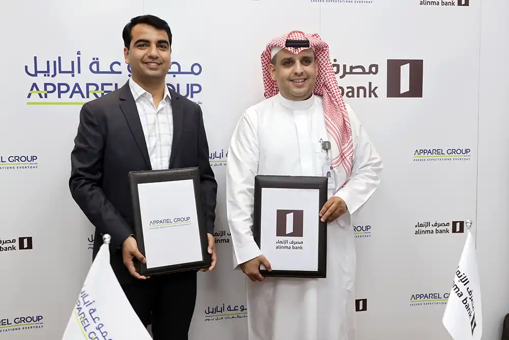 Apparel group partners with alinama bank ksa to offer customers a diversived redemption options for the loyality points img