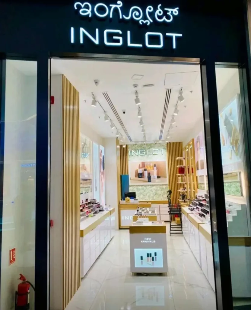 Inglot is now open in Forum Falcon City, Banglore, India