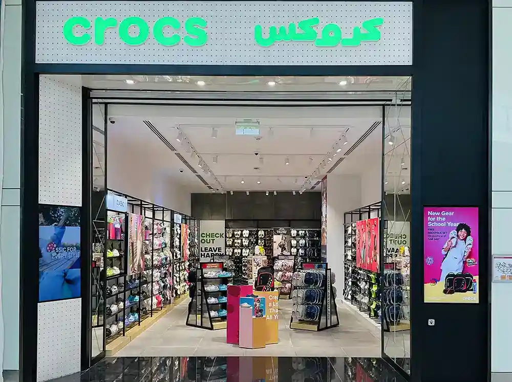 Apparel group brand crocs debuts at riyadh park mall further cementing its dominant presence in ksa img