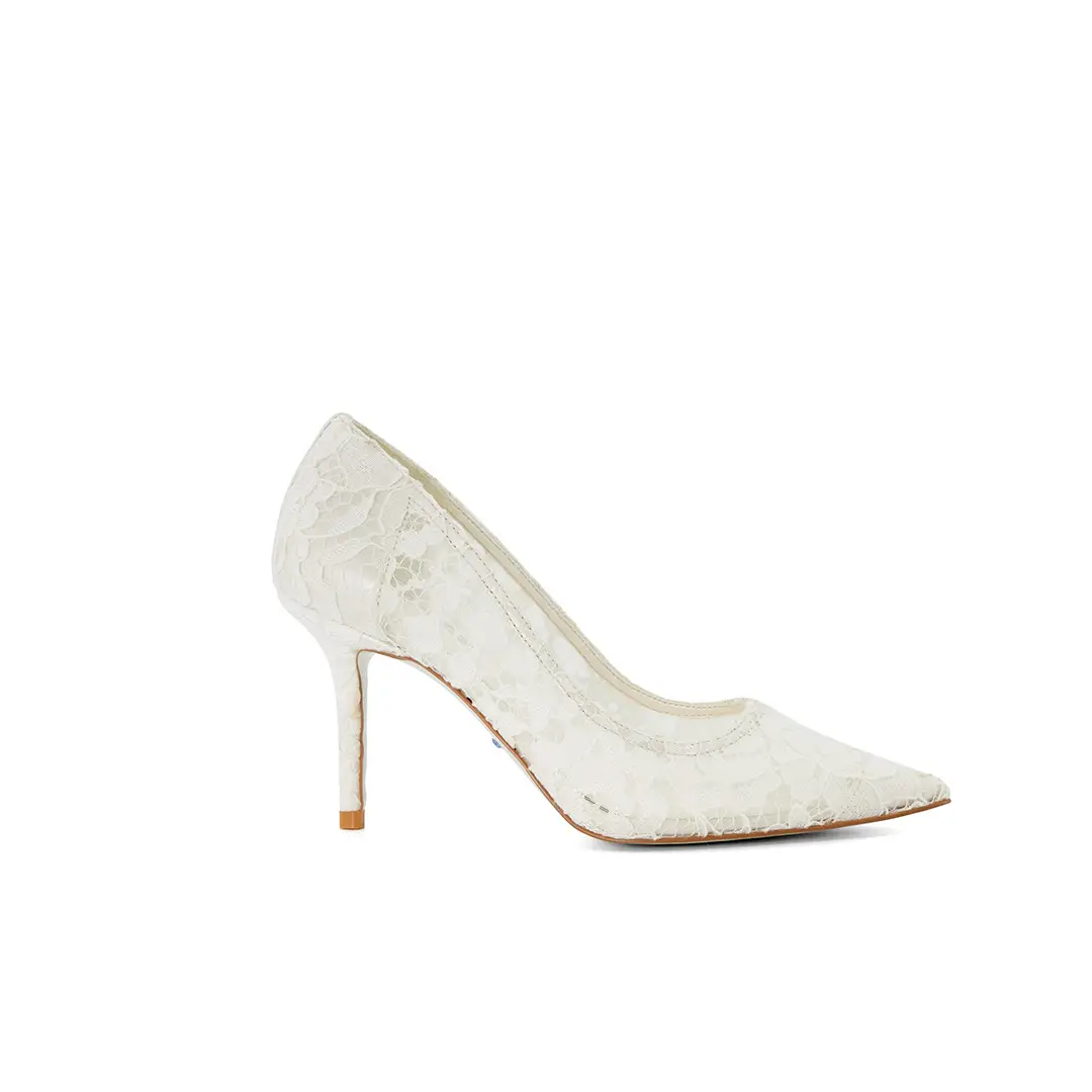 Dune London Lacey Bridal Shoes in High Heels